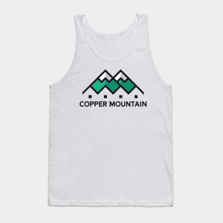 Copper Mountain Colorado Ski Badge Sticker snow Tank Top